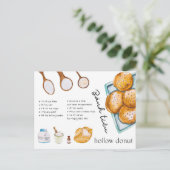 ホロードーナツ – ベトナム料理はがき ポストカード (スタンド正面)