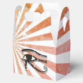 ホロ動揺してスエジプトのシンボルレトロ太陽の目 フェイバーボックス (オープン)