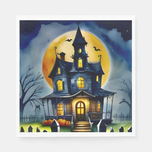 ホロ幽霊のよく出るー&ムーン スタンダードランチョンナプキン (正面)