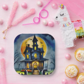 ホロ幽霊のよく出るー&ムーン ペーパープレート (パーティー)