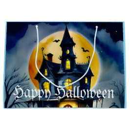 ホロ幽霊のよく出るー&ムーン ラージペーパーバッグ