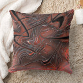 ホロ素朴ーに煙の影を付けた波打つストローク クッション (ブランケット)