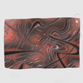 ホロ素朴ーに煙の影を付けた波打つストローク ゴルフタオル (横)