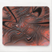 ホロ素朴ーに煙の影を付けた波打つストローク マウスパッド (正面)