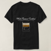 ホワおもしろいイロシアのトカクテルドリンクグラフTシャツ Tシャツ (デザイン正面)