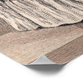 ホワかわいらしイトアンティークフランスのリージェンシーファッション ポスター (角)