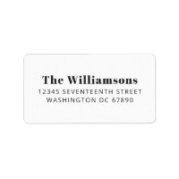 ホワはっきりしたイモダンタイポグラフィカスタム差出人住所