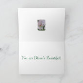 ホワイアリス水彩花サンキューカード サンキューカード (内部)