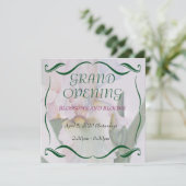 ホワイアリス水彩花大開招待状 招待状 (スタンド正面)