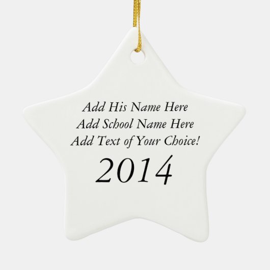 ホワイステッキ体形（男性）卒業生 セラミックオーナメント (裏面)