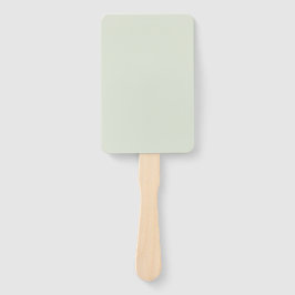 ホワイスパーグリーン無地 ハンドファン