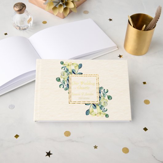 ホワイタルユリとユーカリ ゲストブック (正面見開き)