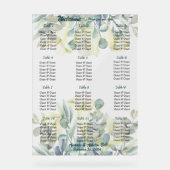 ホワイタルリリーとユーカリ アクリルサイン (正面)