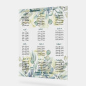 ホワイタルリリーとユーカリ アクリルサイン (傾斜)