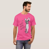 ホワイティをスパンクするのが好き - ゴルフ Tシャツ (正面フル)
