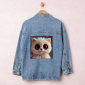 ホワイティキャット デニムジャケット (ハンガー)