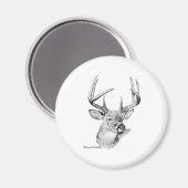ホワイテールシカ マグネット (正面/裏面)