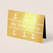 ホワイトいかり航海のの発表 箔カード (正面)