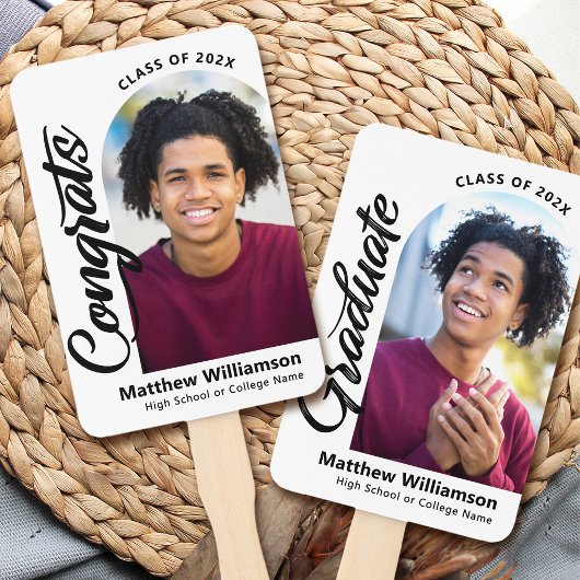 ホワイトおめでとうグラード2フォトアーはっきりしたチブラックスクリプト ハンドファン