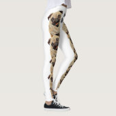 ホワイトおもしろいとパファンキーステルプグドッグレギンス レギンス (右)