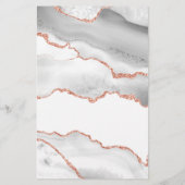 ホワイトおよびバラ金ゴールドアグリゲートの価格とサービス チラシ (裏面)