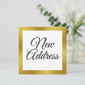 ホワイトおよびフェイク金ゴールドの移行発表 案内状 (スタンド正面)