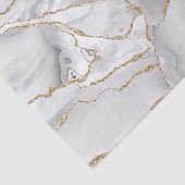 ホワイトおよび金ゴールドグリッターのエージェント抽象芸術 薄葉紙 (詳細)