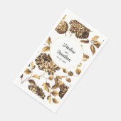 ホワイトおよび金ゴールドヴィンテージフローラ結婚つる植物 (コーナー)