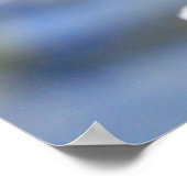 ホワイトさくらんぼの木の花 ポスター (角)