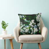 ホワイトさくらんぼフラズグリーン葉ズ クッション (椅子)