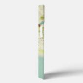 ホワイトさくらんぼ花花モノグラムIPADケース Case-Mate iPhoneケース (裏面 / 右)