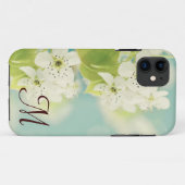 ホワイトさくらんぼ花花モノグラムIPHONE 5ケース Case-Mate iPhoneケース (裏面(横))