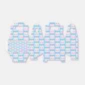 ホワイトつや消し散布お誕生日ケーキ フェイバーボックス (折り畳みなし)