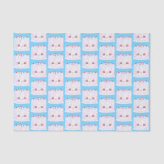 ホワイトつや消し散布お誕生日ケーキ 薄葉紙