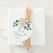 ホワイトとグリーンのバラありがとう フェイバータグ (インサイチュ)