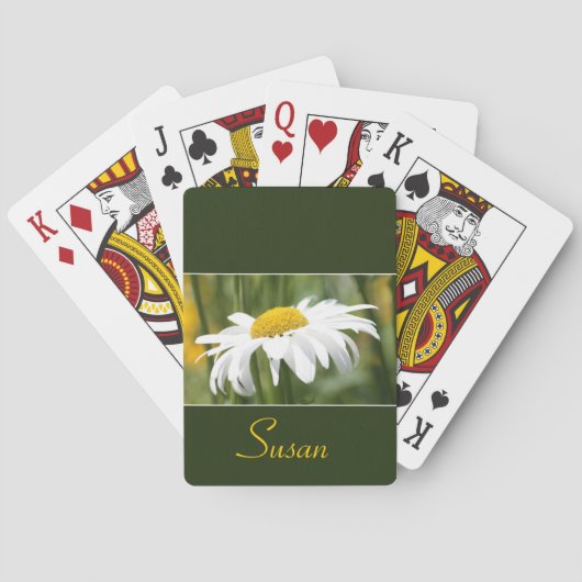 ホワイトとグリーン トランプ (裏面)