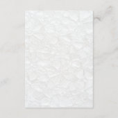 ホワイトとブラッククラシックの結婚詳細 エンクロージャーカード (裏面)