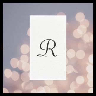 ホワイトとブラックモノグラムのエレガントシンプルのシック