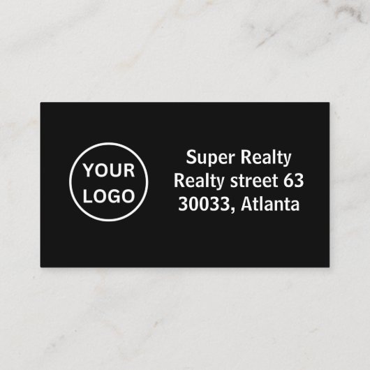 ホワイトとブラック実在エステートインベスターWeハ買ウス 名刺 (裏面)