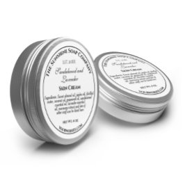 ホワイトとブラック文字化粧品瓶のふたラベル2.5" シール