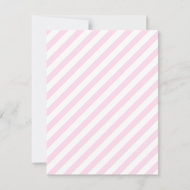 ホワイトとライトピンクストライプの。 (正面)