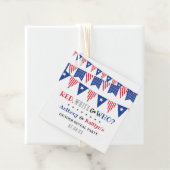 ホワイトと誰が?7月4日ジェンダー発表パーティー フェイバータグ (インサイチュ)