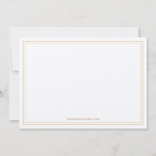 ホワイトと金ゴールドエレガントホリ企業のーパーティー 招待状 (裏面)