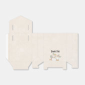 ホワイトと金ゴールドカボチャの水彩ありがとう フェイバーボックス (折り畳みなし)