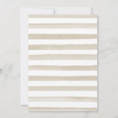 ホワイトと金ゴールドフローラパンプキントラック秋の結婚式 招待状 (裏面)