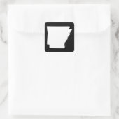 ホワイトのアルカンソー州 スクエアシール (バッグ)