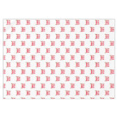 ホワイトのクリスマス格言3つ テーブルクロス (正面(横))