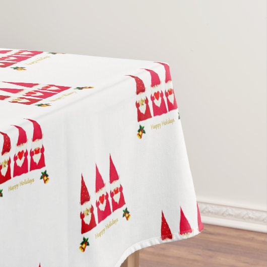 ホワイトのクリスマス格言3つ テーブルクロス (インサイチュ)
