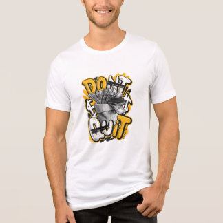ホワイトのハーフスリーブTシャツ トライブレンドTシャツ