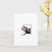 ホワイトのレディ カード (黄色い花)